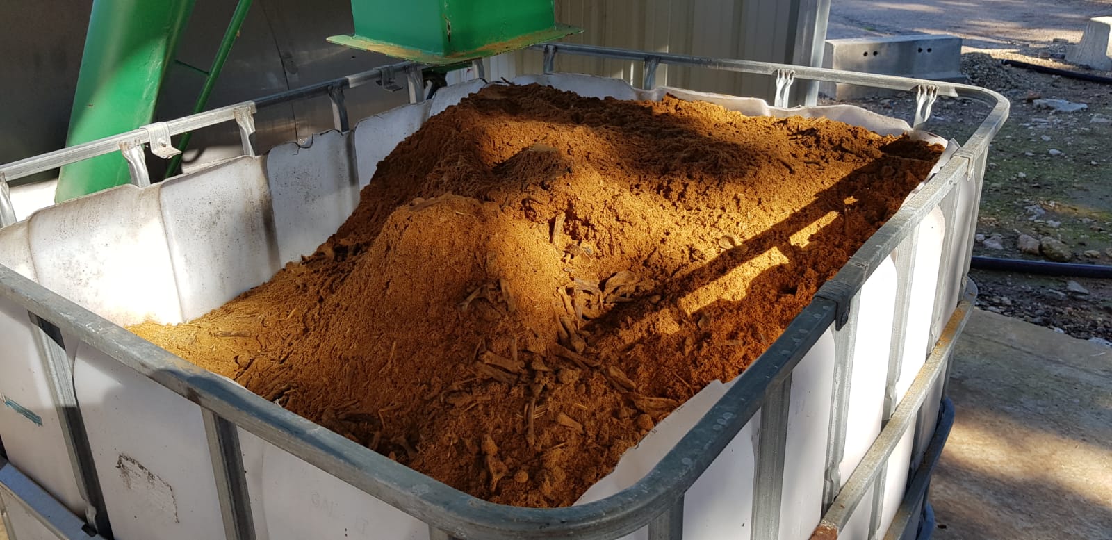 Finished processed poultry material